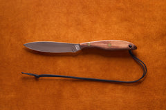 Grohmann D.H. Russell Belt Knife #2 Trout & Bird with Rosewood handle, regular sheath