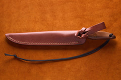 Grohmann D.H. Russell Belt Knife #2 Trout & Bird with Rosewood handle, regular sheath