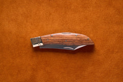 Grohmann Mini Russell Lockblade with Rosewood Handle, 4" Clip Point