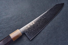 Hatsukokoro Ryuhyo SG2 Damascus BLACK Kiritsuke Gyuto 240mm
