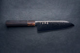 Hatsukokoro Ryuhyo SG2 Damascus BLACK Santoku 180mm