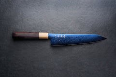 Hatsukokoro Ryuhyo SG2 Damascus BLUE Kiritsuke Gyuto 210mm