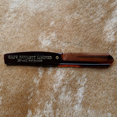 Captain Fawcett's Folding Pocket Beard Comb 193mm