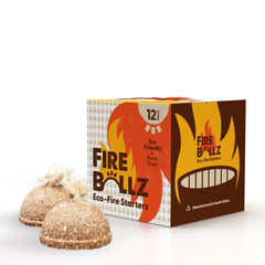 Fire-Ballz Eco-Fire & charcoal Starters, 12 Pack