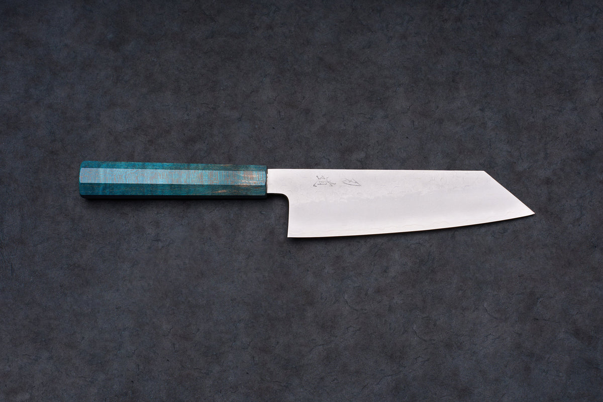 Blue Handle Hado Shiosai Bunka 180mm