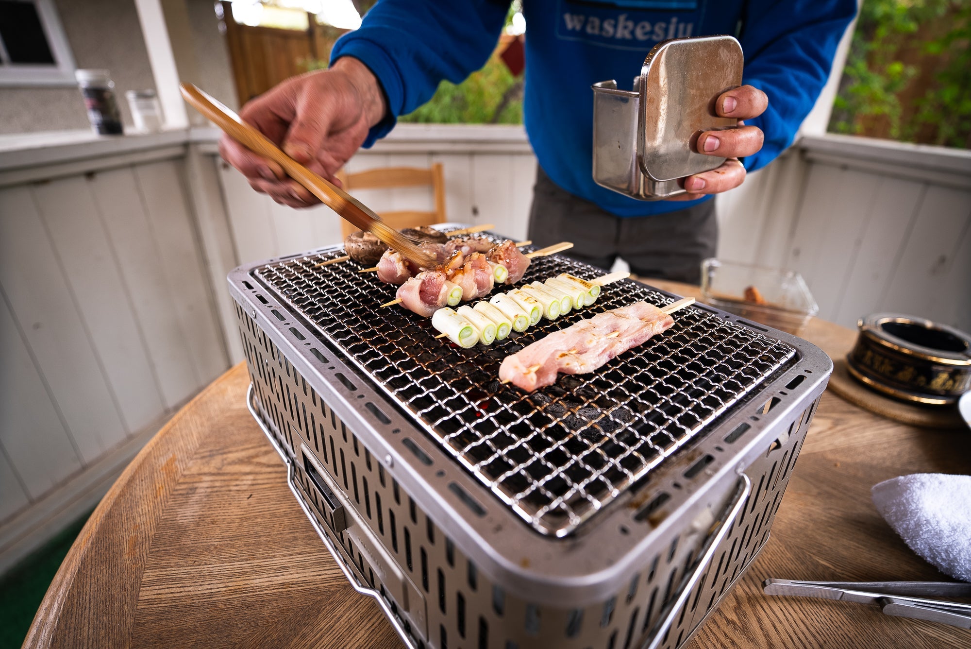 Green Life Shichirin Konro Charcoal BBQ Grill
