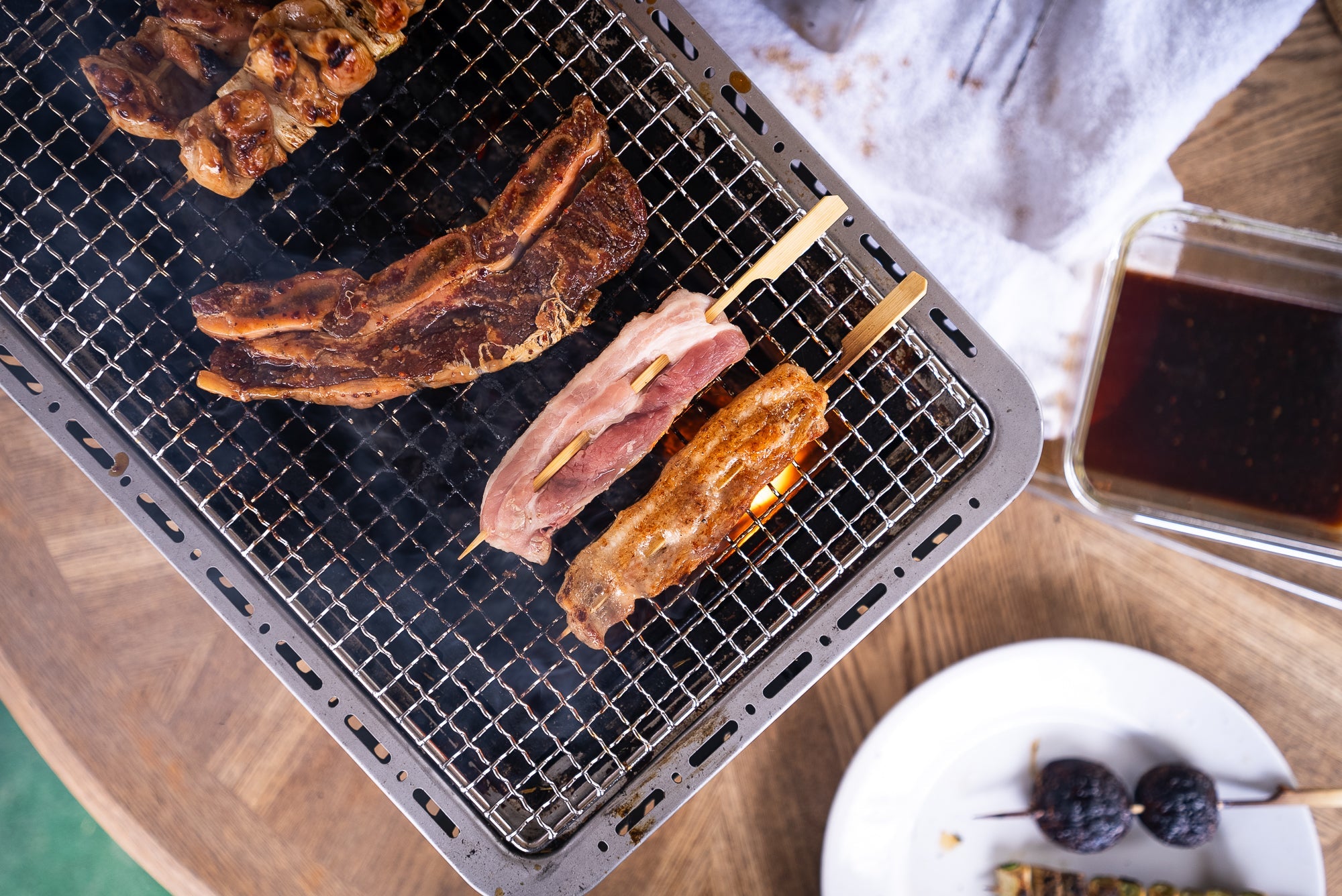 Green Life Shichirin Konro Charcoal BBQ Grill