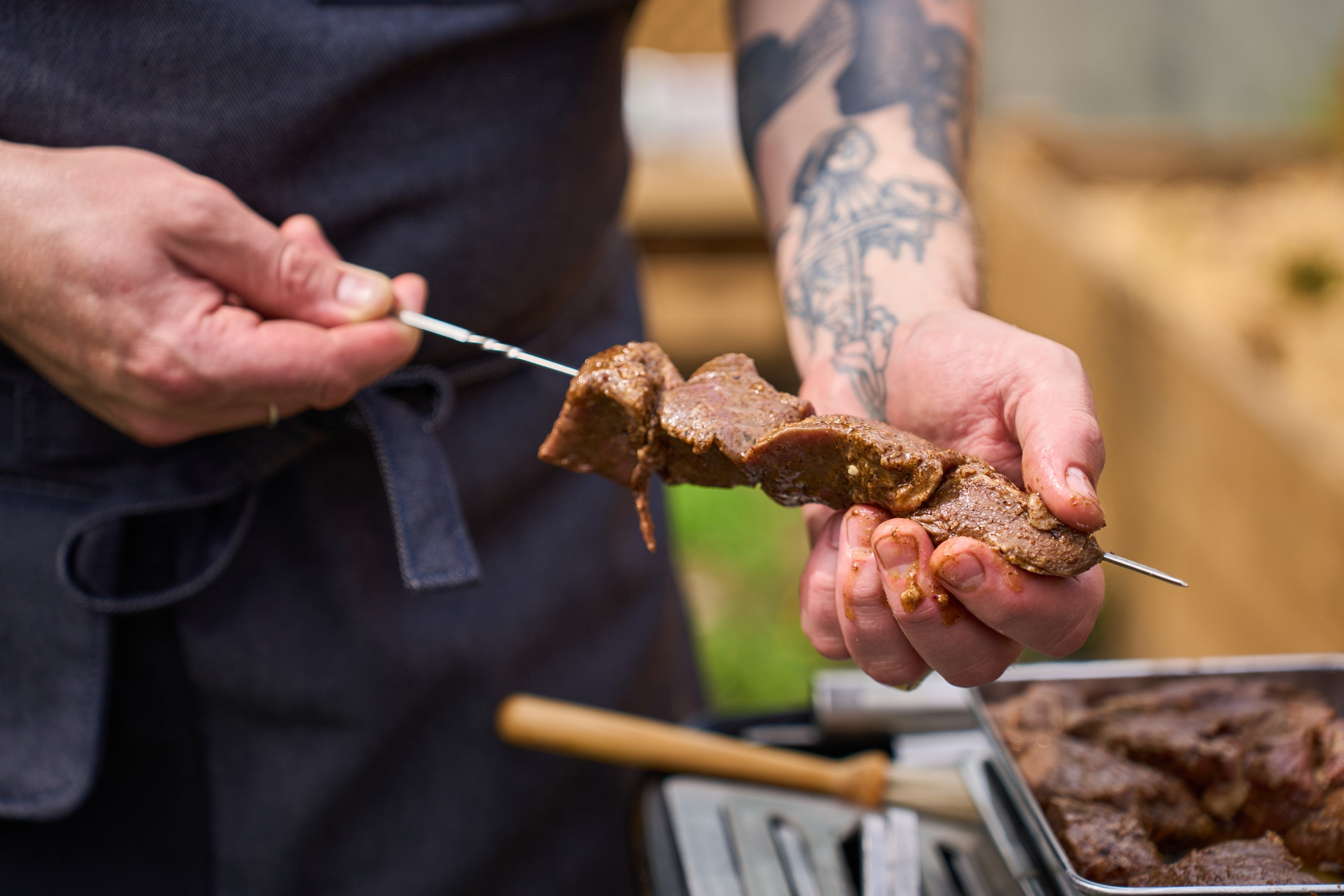 Knifewear Stainless Steel Yakitori Skewer Kit