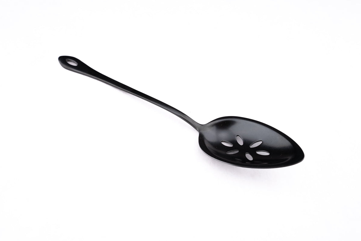 Gestura 00 Gunmetal Slotted Kitchen Spoon