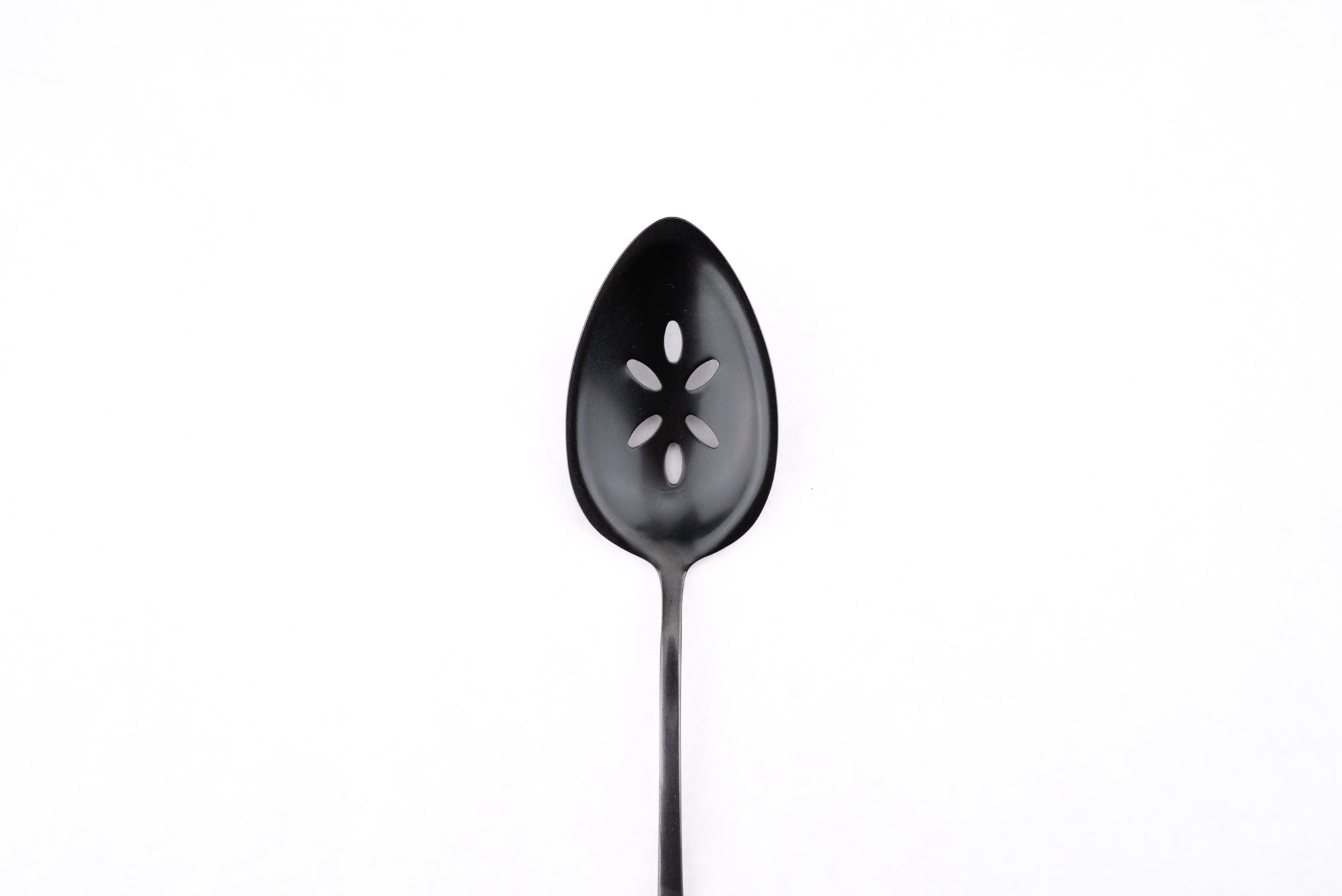 Gestura 00 Gunmetal Slotted Kitchen Spoon