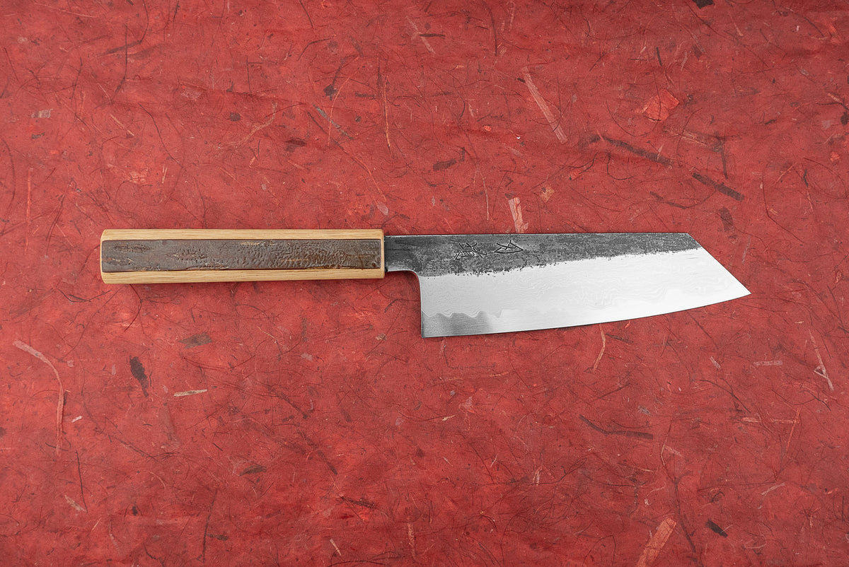 Hado Sakai Sumi B1D Bunka 180mm Cherry Bark Handle