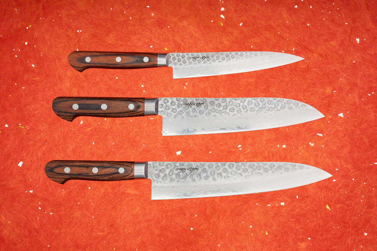 Haruyuki Goma 3 Piece Knife Set with Santoku