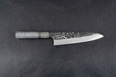 Hatsukokoro Nigara SLD Kurouchi Damascus Gyuto 210mm