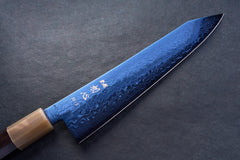 Hatsukokoro Ryuhyo SG2 Damascus BLUE Kiritsuke Gyuto 210mm