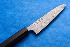 Hatsukokoro SLD Hikari Kurozome Damascus Petty 130mm