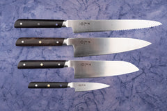 Hazaki Classic Black 4 Piece Knife Set