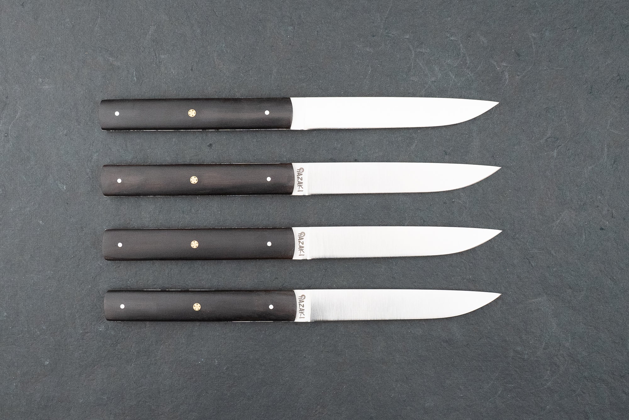 Hazaki 4 Piece Steak Knife Set