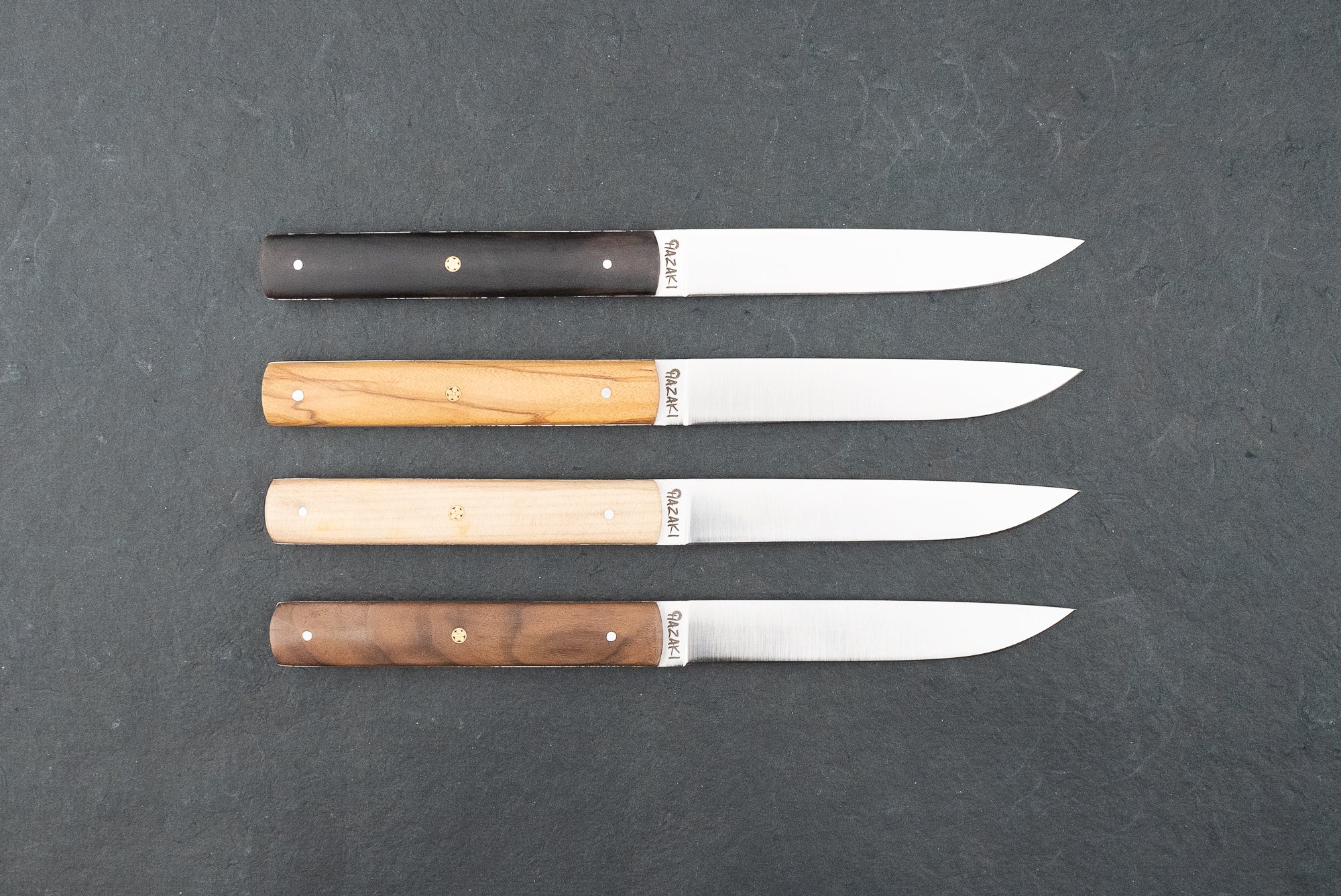 Hazaki 4 Piece Steak Knife Set
