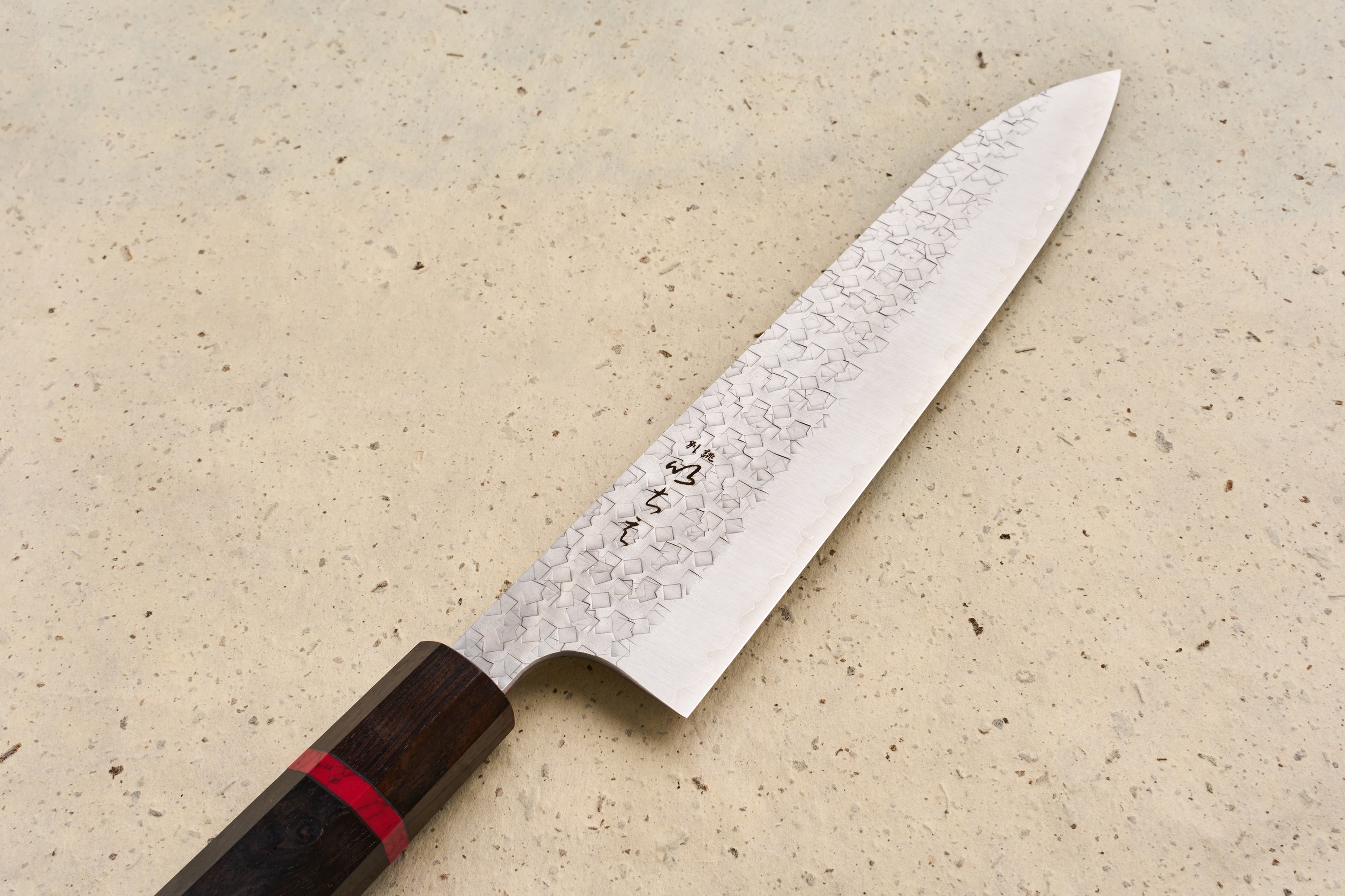 ICHIE x Shibata Knives SG2 Tsuchime Gyuto 210mm