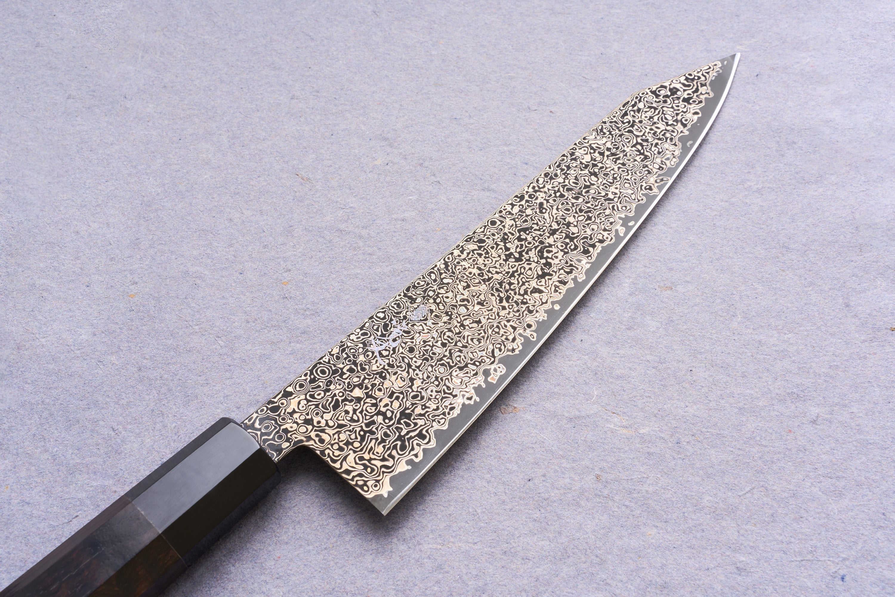 Kanjo SG2 Nickel Damascus Kiritsuke Gyuto 240mm
