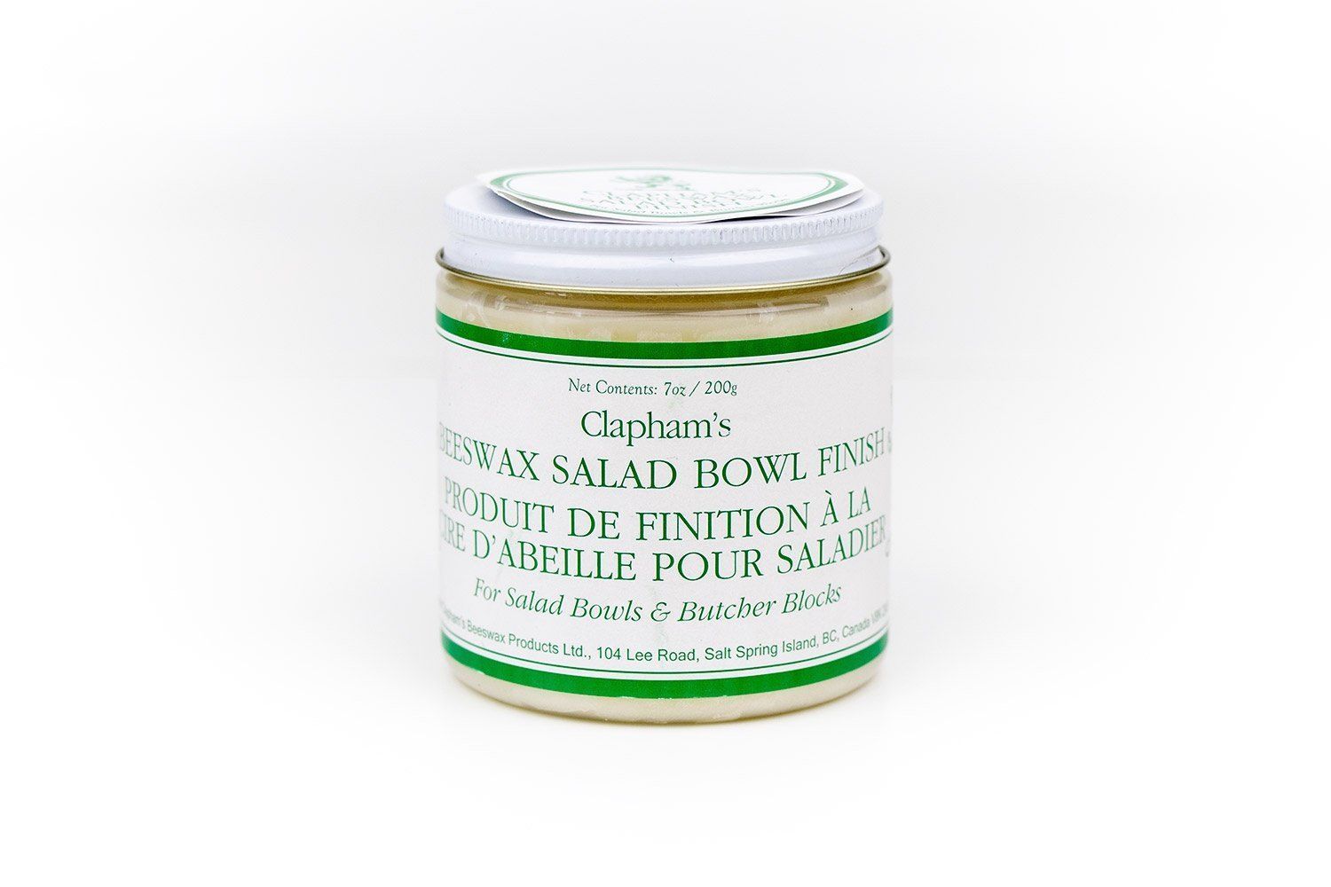 Clapham's Beeswax Cutting Board Wax & Salad Bowl Finish