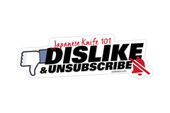Knifewear Dislike & Unsubscribe Sticker