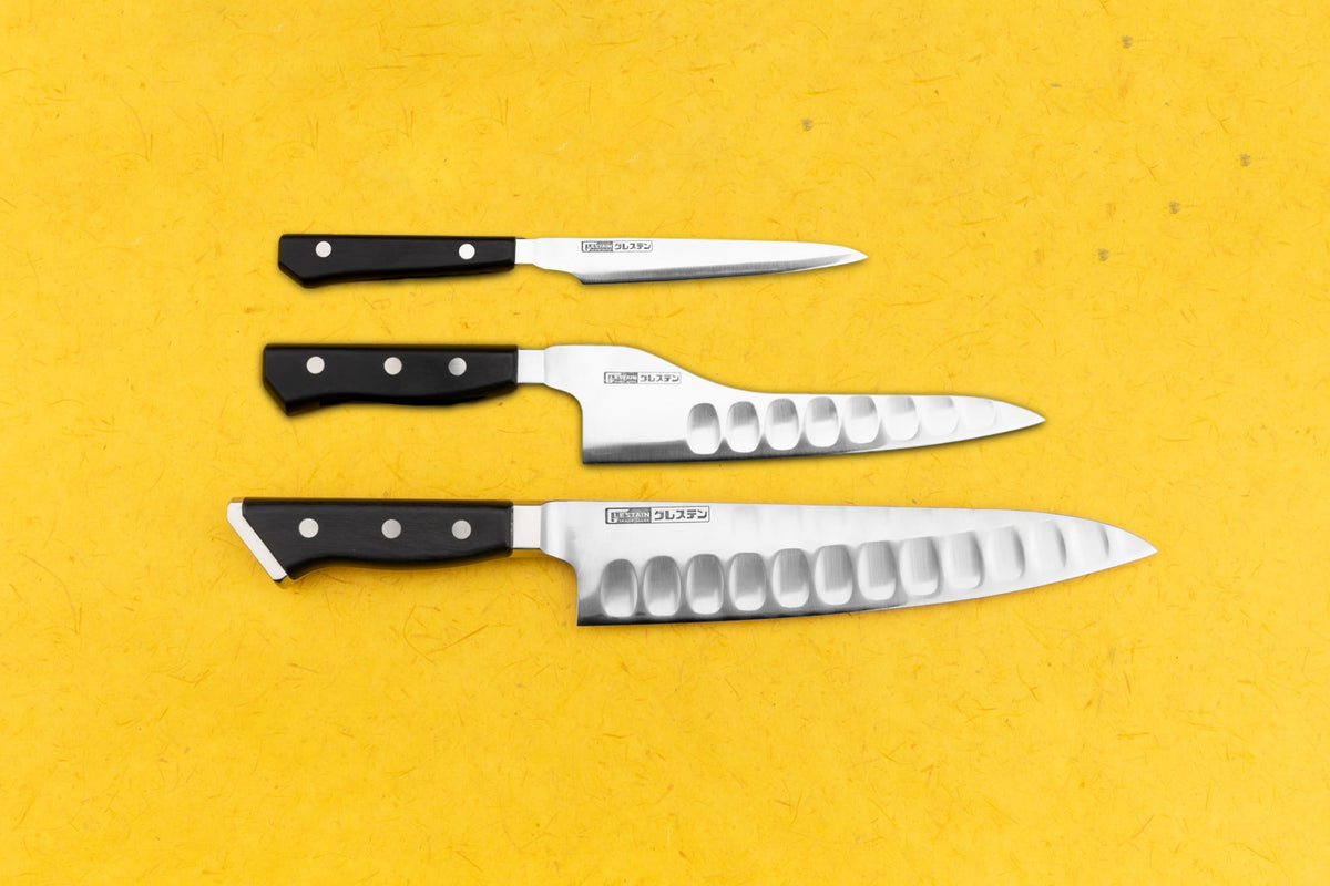 Glestain K-series 3 Piece Knife Set