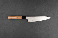 Hatsukokoro Ginyo Ginsan Damascus Petty 150mm