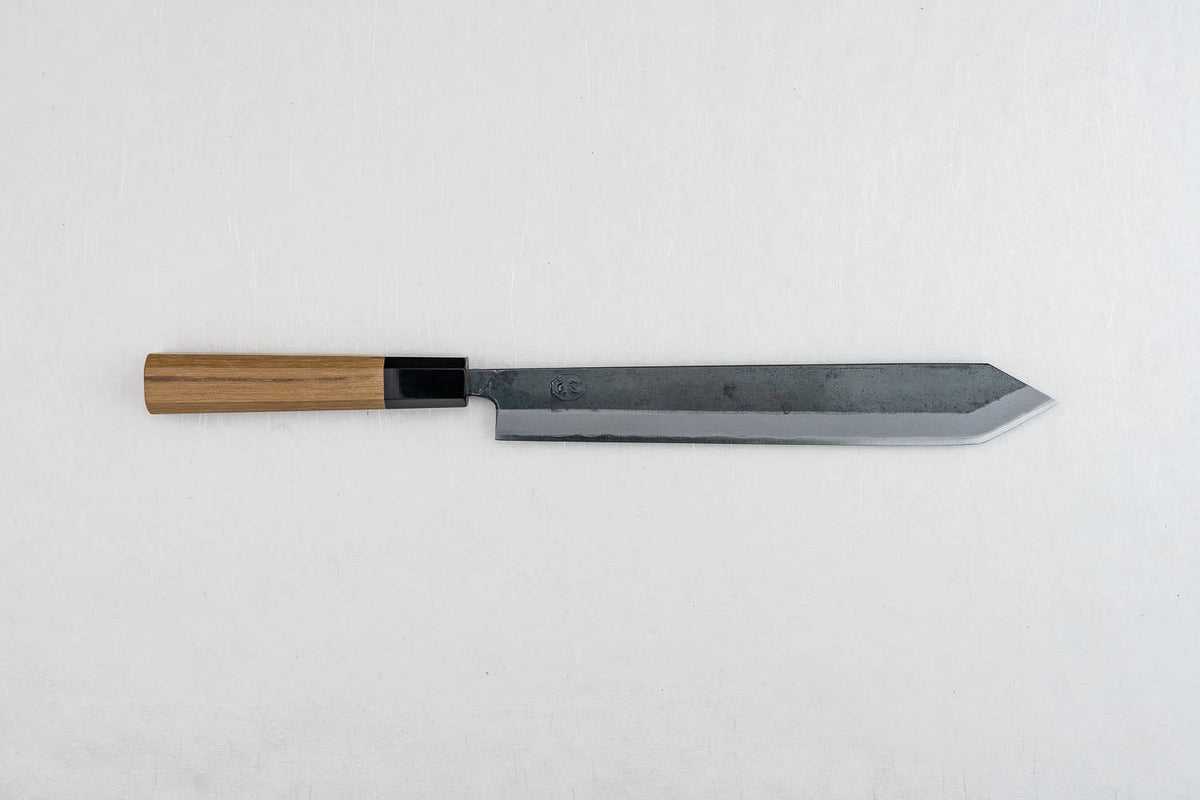 Hatsukokoro Kumokage Aogami Kurouchi Katsuo-Kiri Slicer 240mm
