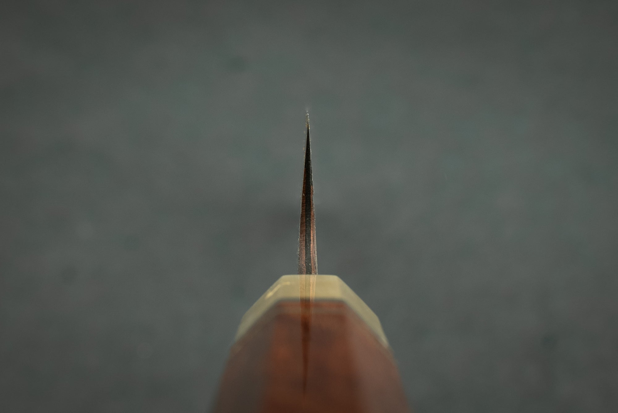 Hatsukokoro Yorokobi SLD Kurouchi Damascus Sakimaru Sujihiki 390mm