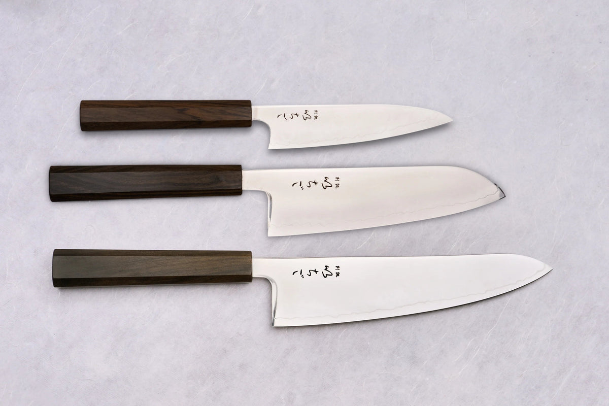 ICHIGO Nezu 3 Piece Knife Set with Santoku